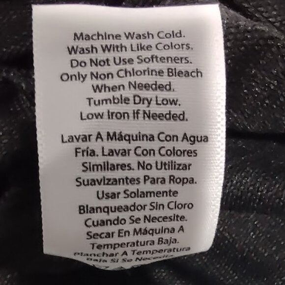 ATHLETIC WORKS BLACK  JOGGERS STRETCH BACK ZIP & 2 SIDE POCKETS DRAWSTRING 2XL - Picture 11 of 12